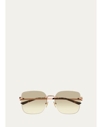 Gucci Generation Interlocking G 60MM Butterfly Sunglasses