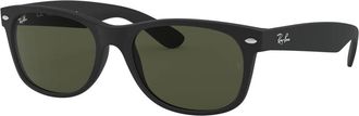 Ray-Ban New Wayfarer Classic Zonnebril - unisex - Zonnebrillen - Zwart - 55 MM - Nylon - Accessoires
