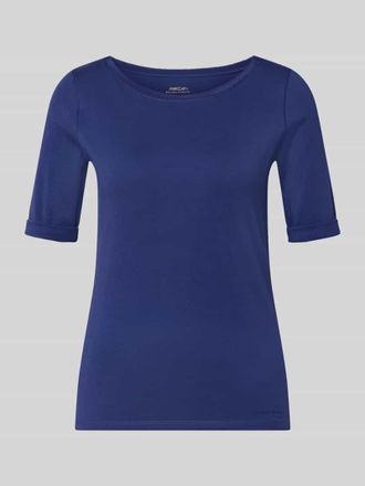 Marc Cain T-Shirt mit Rundhalsausschnitt und 1/2-Arm in Royal, Gr&ouml;&szlig;e 34