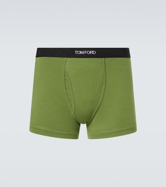 Tom Ford Logo cotton-blend boxer briefs