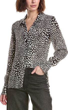 Rag & Bone Rag & Bone Sade Silk-Blend Printed Blouse