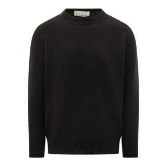 Amaranto Amar&aacute;nto, Truien & Vesten, Heren, Zwart, L, Wol, Trui met ronde hals van wol