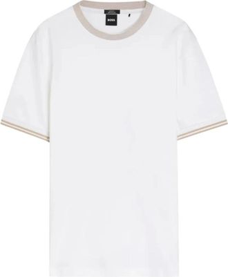 HUGO BOSS Hugo, T-Shirts, male, White, Size: XL H Tessler 238 T-shirt
