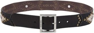 Golden Goose Sierra Riem - Dames - Riemen - Bruin - 80 CM - Leer - Accessoires