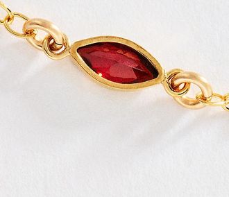 Set & Stones Marquise Birthstone Bracelet