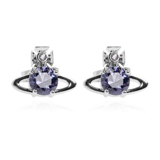 Vivienne Westwood Reina Oorbellen - Dames - Oorbellen - Grijs - ONE Size - Accessoires