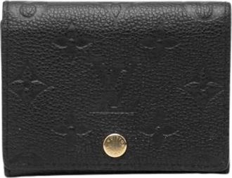 Louis Vuitton Pre-owned Card Case - Dames - Vintage Accessoires - Zwart - ONE Size - Leer - Vintage