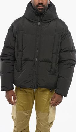 Bacon Nylon Jacquard 4-Pocket Down Jacket ANDREW Bacon