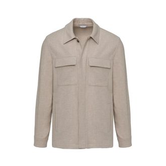 Manuel Ritz Jassen, Heren, Beige, M, Blazer Giacca Camicia