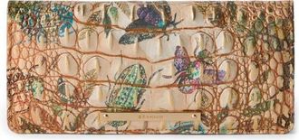 Brahmin Ady Croc Embossed Leather Wallet in Hill Garden Melbourne at Nordstrom