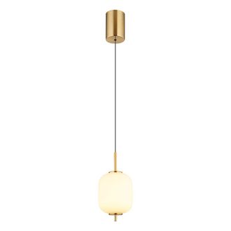 Globo Lighting L&aacute;mpara Colgante - Ewald - Lat&oacute;n - Vidrio - &Oslash; 14cm - Led - Globo