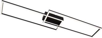 Lucide L&aacute;mpara de techo de metal con 1 led integrado, negro