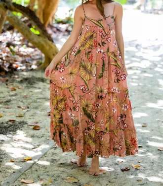 Ranee&rsquo;s Barcelona Maxi Dress In Botanical