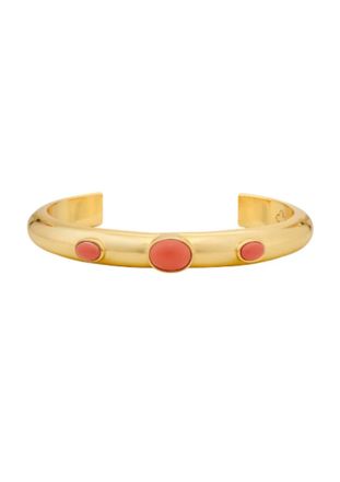 ASHA Talitha Cuff Bracelet In Coral