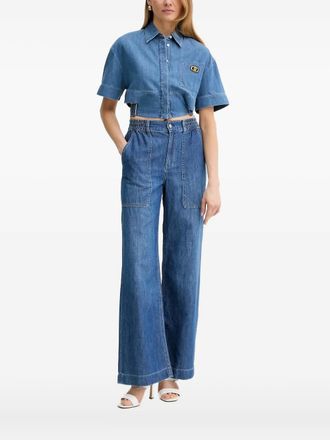 Liu Jo denim shirt - women - Modal/Cotton/Lyocell - 38 - Blue