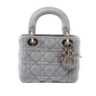 Dior Pre-owned Lady Dior Mini Bag - Dames - Vintage Mini Tas - Grijs - ONE Size - Vintage