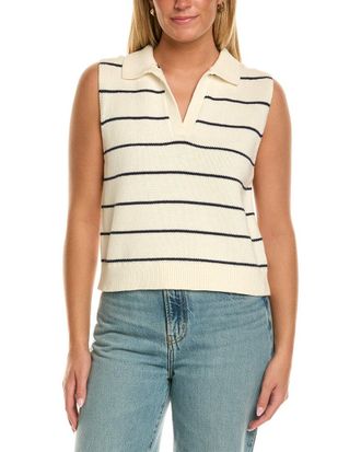Velvet Nayla Sleeveless Cashmere-Blend Sweater