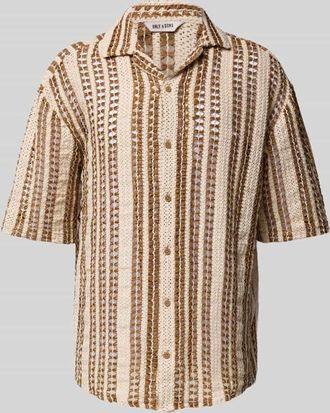 Only & Sons Regular Fit Freizeithemd mit Reverskragen Modell DANI in Hellbraun, Gr&ouml;&szlig;e XL