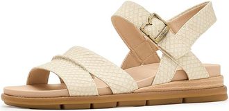 Dr. Scholls Timeless Fun Womens Wedge Shoes Whitecap Beige : 6.5 M, Faux Leather