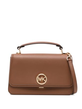 Michael Kors Medium Delancey Satchel Crossbody bag - women - Leather - One Size - Brown