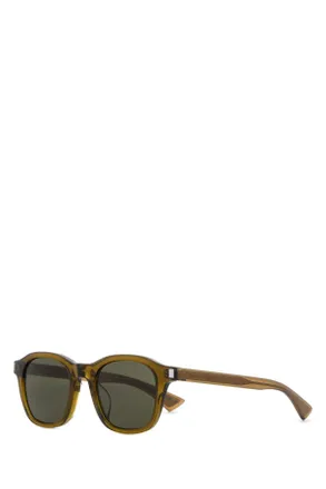 Saint Laurent Mens Olive Green Acetate Sl 880 Sunglasses Brownbrowngrey Exterior: Occhiali Da Sole