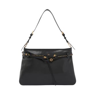 Pinko Belt Bag Big - Dames - Schoudertassen - Zwart - ONE Size - Katoen - Tassen