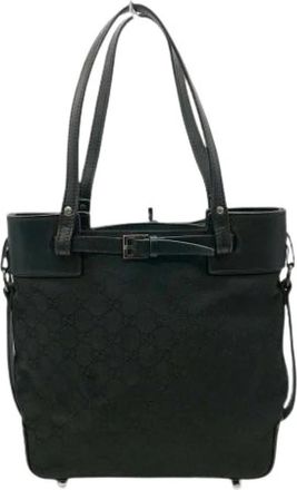 Gucci Pre-owned GG Canvas Tote Bag - Dames - Vintage Shopper - Zwart - ONE Size - Vintage