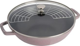 Staub 4.5-Quart Enameled Cast Iron Perfect Pan in Lilac at Nordstrom