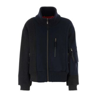 Maison Margiela Wool Bomber Jacket - female - Maison Margiela - Bomber Jackets - Multicolor - S - Jackets