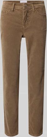 Cambio Cambio Cordhose in verkürzter Passform Modell PIPER CROPPED in Taupe, Größe 36