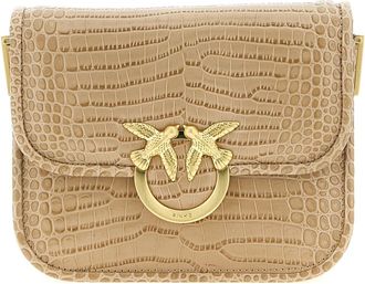 Pinko Mujer, Bolsos, Beige, Talla: ONE Size