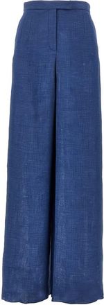 Emporio Armani Womens Linen Trousers
