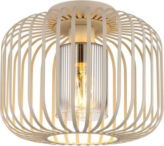 Globo Lighting Globo - Plaf&oacute;n - Alfred - Beige - Metal - &Oslash; 28cm - E27 - 15758d