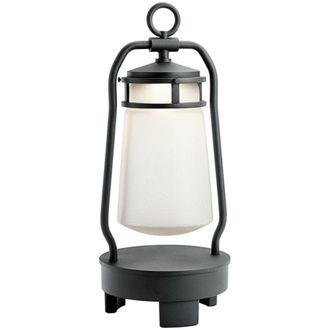 Loops Outdoor IP44 Integrated LED Bluetooth Lantern Textured Black LED 3W d01749