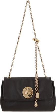 Chloé Borsa a spalla Heritage con catena - Marrone