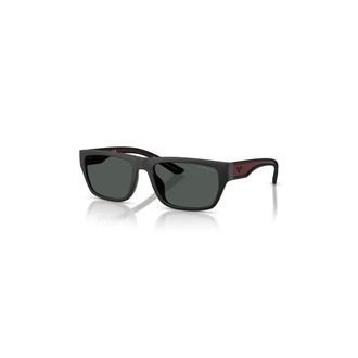 Emporio Armani Heren, Accessoires, Zwart, Maat: 57 MM Nylon