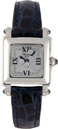 Chopard Happy Sport Diamond Steel Black Ladies Watch 27/8892-23