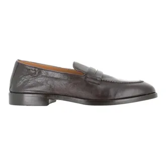 Alexander Hotto Schoenen, Heren, Bruin, 41 1/2 EU, Leer, Mocassino