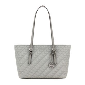 Michael Kors Tote Bags, female, Multicolor, Size: ONE SIZE Quinn Medium Signature Logo Tote Bag