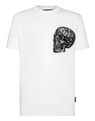 Philipp Plein T-shirt Round Neck SS print Skull