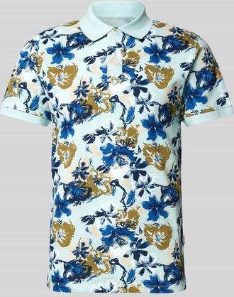 Blend Regular Fit Poloshirt mit gerippten Abschl&uuml;ssen Modell EDI in Hellblau, Gr&ouml;&szlig;e S