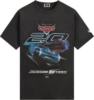Kith x Disney Pixar Jackson Storm T-shirt met ronde hals - Zwart