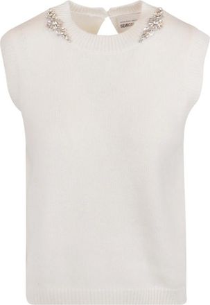 Semicouture Donna, Camicette, Bianco, L, new