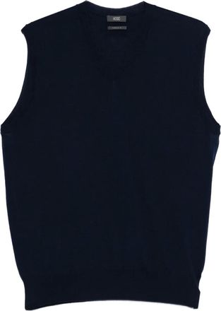 Hosio Hemd met V-hals - Blauw