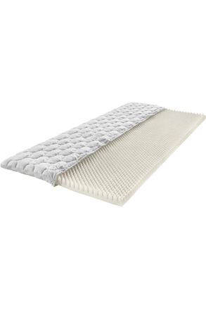 Sleeptex Topper, Wei&szlig;, Textil, 180x200 cm, Textiles Vertrauen - Oeko-Tex, Bezug abnehmbar/waschbar, f&uuml;r Hausstauballergiker geeignet, bessere Druckentlastung d