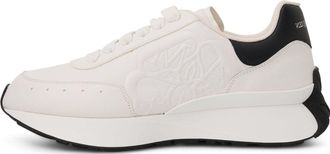 Alexander McQueen Sprint Runner Beige Black 688548WIC939061