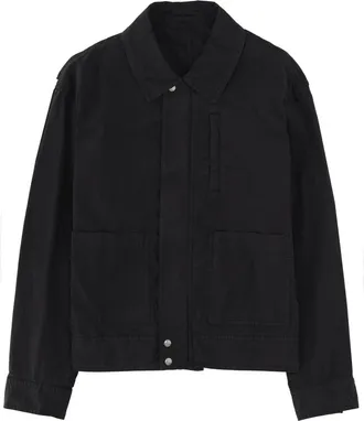 Dries Van Noten Veperny Boxy Fit Cotton Jacket