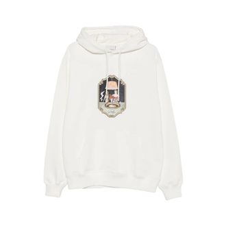 Dr&ocirc;le de Monsieur Hoodies & sweatvesten, Heren, Wit, XL, Katoen, Hoodie Fleuriste