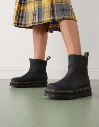 Dr. Martens ZebZag Rigger - Stivaletti neri-Nero