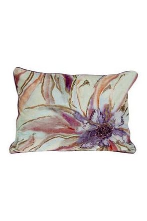Parkland Collection Zinnia Multicolored Throw Pillow in Purple at Nordstrom Rack